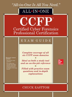 cover image of CCFP Certified Cyber Forensics Professional All-in-One Exam Guide